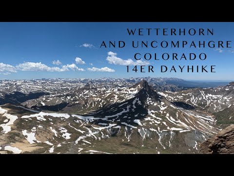 Video: Wetterhorn Piigi Fotod: Vaated Colorado 14ersilt