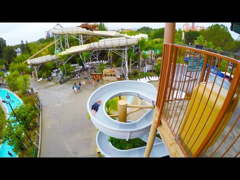 [4k] Reptile Ridge Crock Creek - Six Flags Hurricane Harbor (Los Angeles, California) poverty level 2019