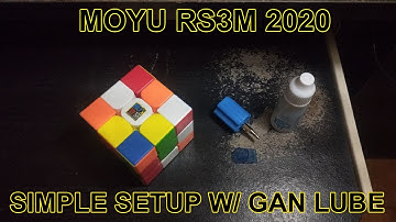 MoYu RS3M 2020 Simple Setup with GAN Lube | Cubing Solved Setup