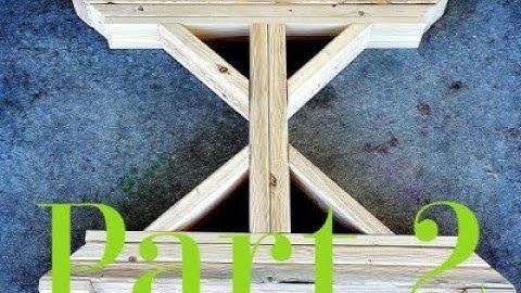 How to build a farmhouse table Part 2