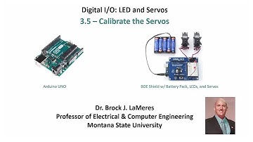 Arduino-Based Robotics: 3.5 -- Calibrate the Servos