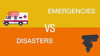 Différence entre urgence et catastrophe