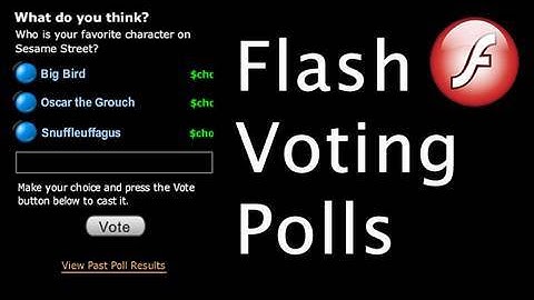 Flash Website Voting Poll Tutorial: Actionscript 3.0 PHP MySQL