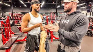 Fake BODYBUILDER!! Prank Bradley Martyn #260ibs🇺🇸