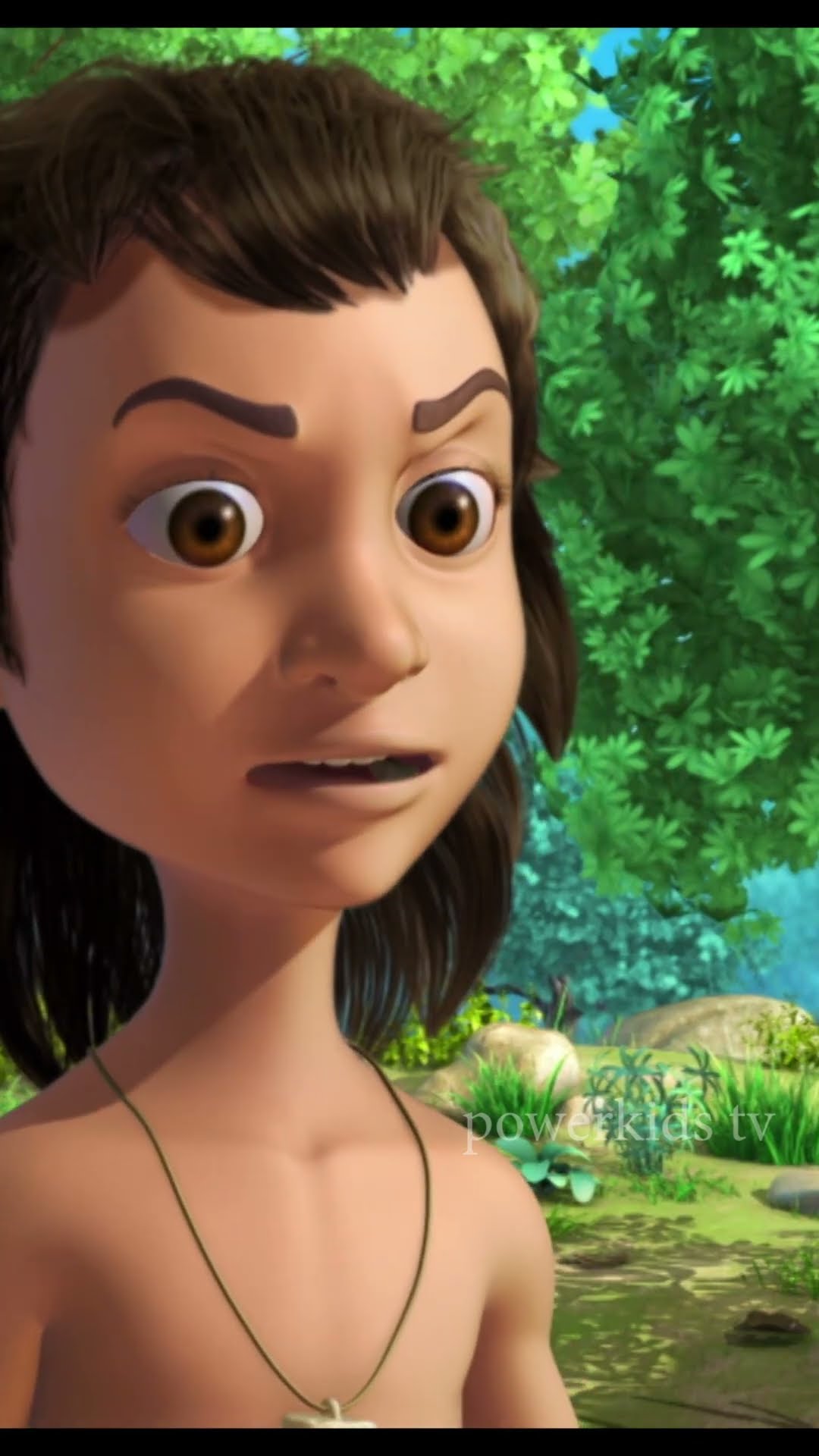 YE KISKI MEHAK HAI? #mowgli #thejunglebook #मोगली #ytshorts #powerkids #shorts #kids