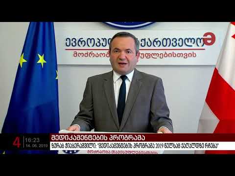 ზურაბ ჭიაბერაშვილი: \"მედიკამენტების პროგრამა 2019 წელსაც ქაღალდზე რჩება\"