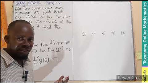 Core Mathematics Paper 2 | Question 8(a) on Word Problems - WASSCE 2024 NOV-DEC