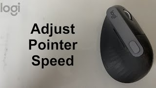 Logitech MX Vertical Change Mouse Speed - DIY EASY
