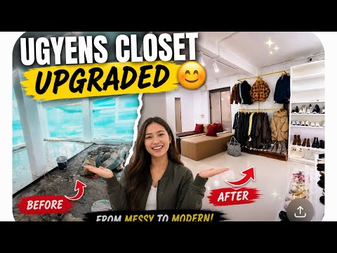 Ugyens closet upgraded 😊