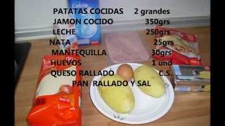 VIDEO DE TARTA DE PATATAS Y JAMON