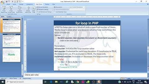 9. PHP & MySQL |  Loop Statements in PHP