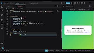 Create Responsive Forgot Password Page Using HTML & CSS | Beginner Mini Project #04