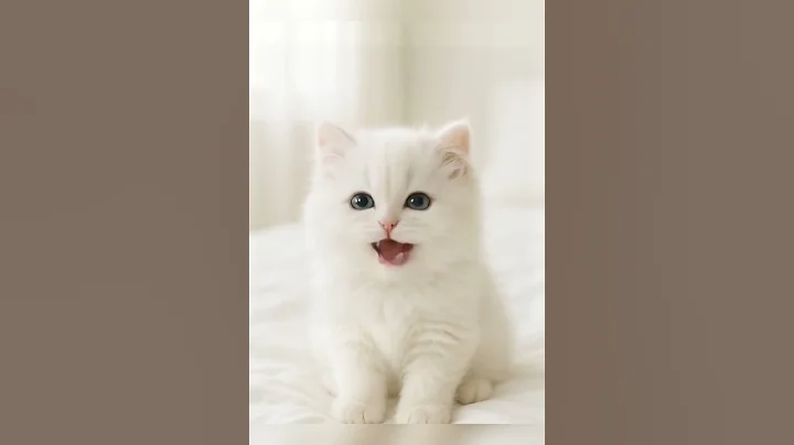 Watch the video about WHITE PERSIAN CAT SINGS APT LIKE A DIVA! 😻🎤- The Cutest Performance Ever #kitten #catvideos #funny
