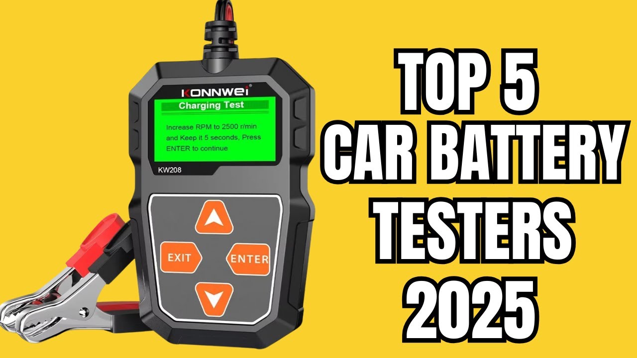 Top 5 Best Car Battery Testers in 2025 – Must-Have for Every Car Owner ...