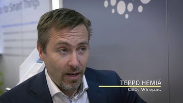 Teppo Hemiä, CEO, Wirepas | IoT Tech Expo Global 2017