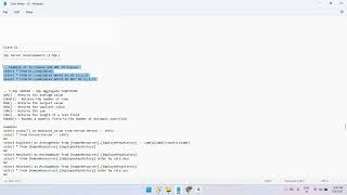 SQL Session 12