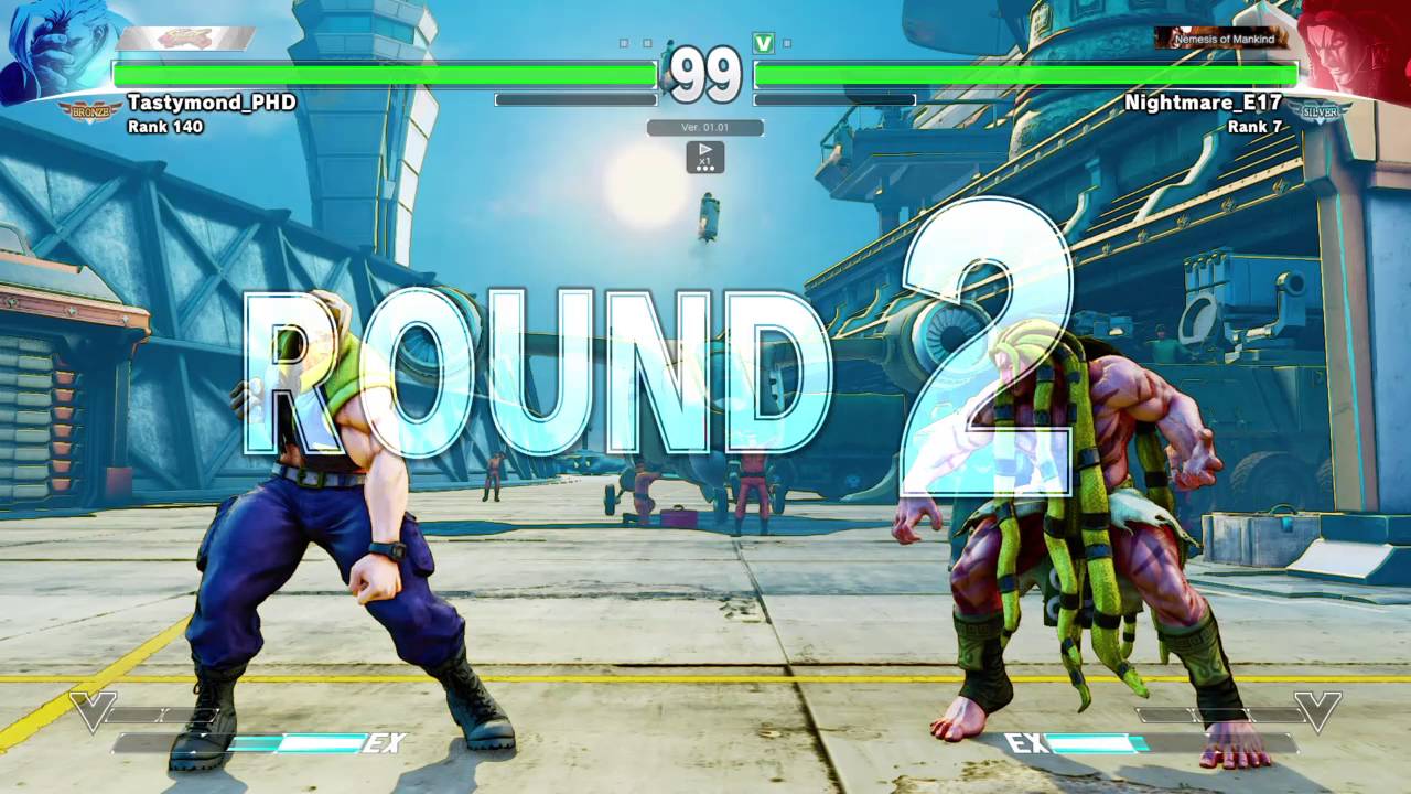 STREET FIGHTER V Necalli (Nightmare_E17) VS NASH (TastymondPHD)