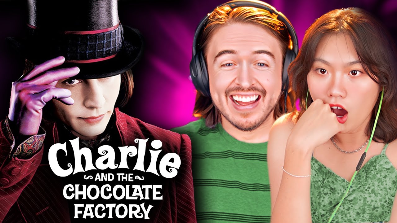 *GIRLFRIEND CAN'T HANDLE* Charlie and the Chocolate Factory (2005) Reaction: FIRST TIME WATCHING