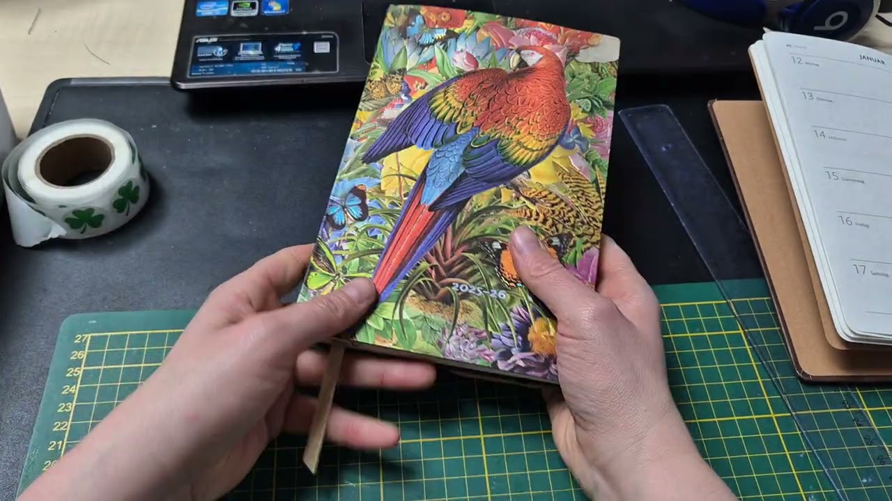 Wochendekos in meinen beiden Tageskalendern