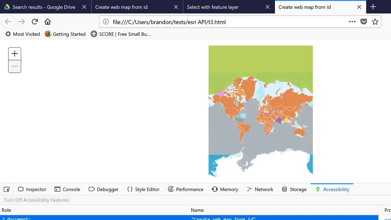 Web Console in Firefox With a Screenreader