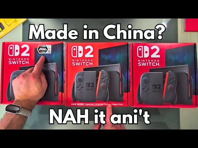 Nintendo Switch 2 Box — Japan vs USA vs Asia (NOT the Same) - YouTube