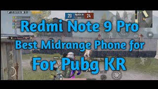 REDMI NOTE 9 PRO BEST MIDRANGE PHONE FOR PUBG - MOST INTENSE TDM GAMEPLAY - PUBG KR - RAKESH GAMING