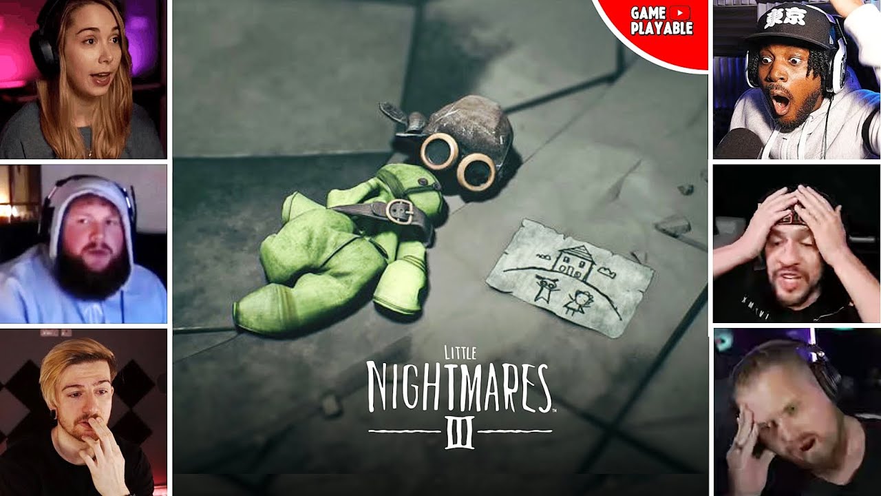 YouTubers React To Little Nightmares 3 Ending