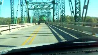 Hwy 64 between Mt Carmel and Princeton over the Mighty Wabash River