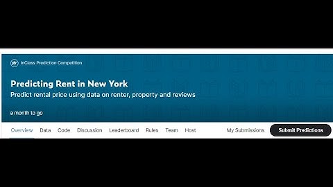 Predictive Analytics Competition