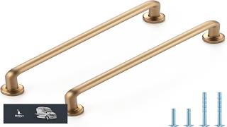 JOY DECOR Cabinet Pulls 5 Inch Hole Center Champagne Bronze 10