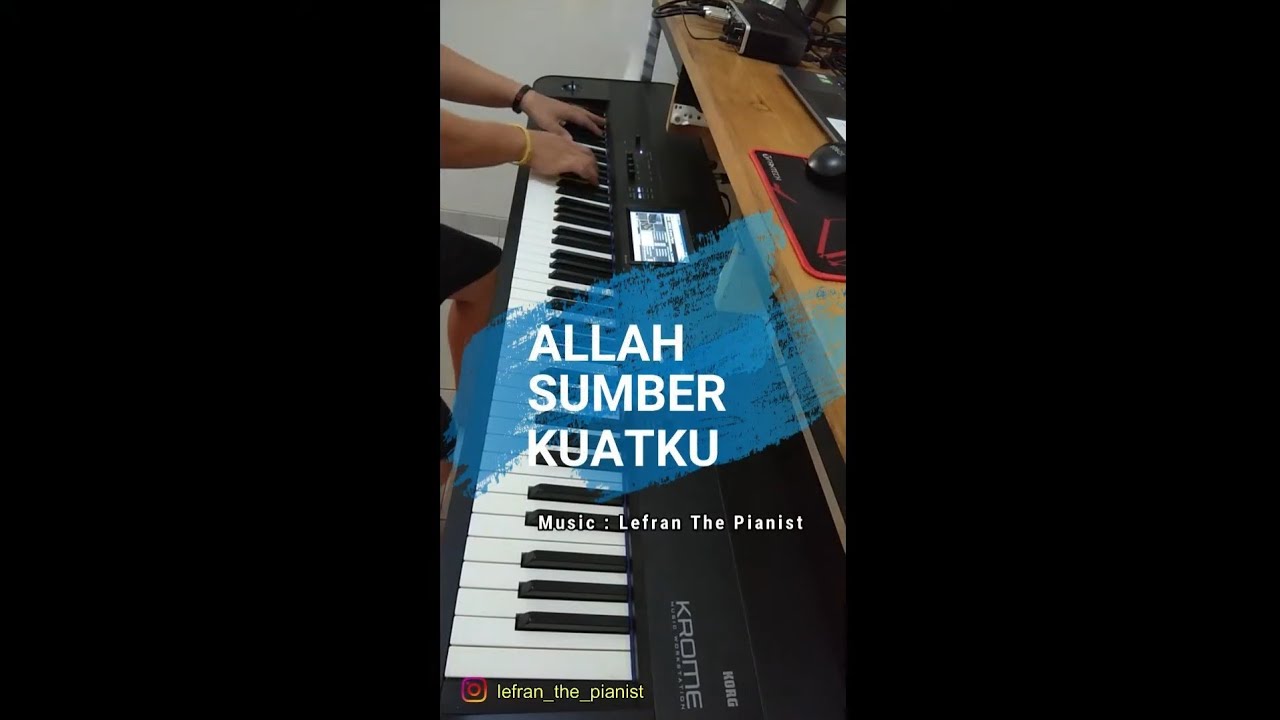 Lagu Rohani Instrumental - Allah Sumber Kuatku (Coba pakai drum style