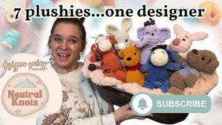 Crocheting Some Vintage Winnie the Pooh Characters | Neutral Knots Pattern Designer Spotlight