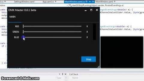 Serial to DMX512, First Run