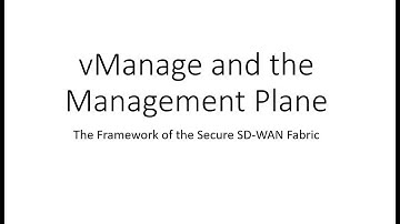 Cisco SD-WAN: The Management Plane, Part 3