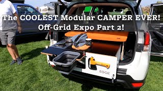 OffGrid Expo 2021: Egoe Nest, the COOLEST Modular Camper Conversion for your Subaru, Jeep etc!