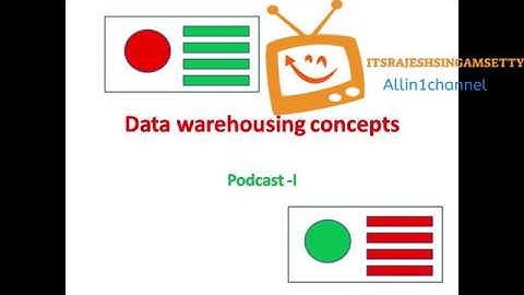 Data warehousing concepts Podcast -I || OBIEE  tutorial