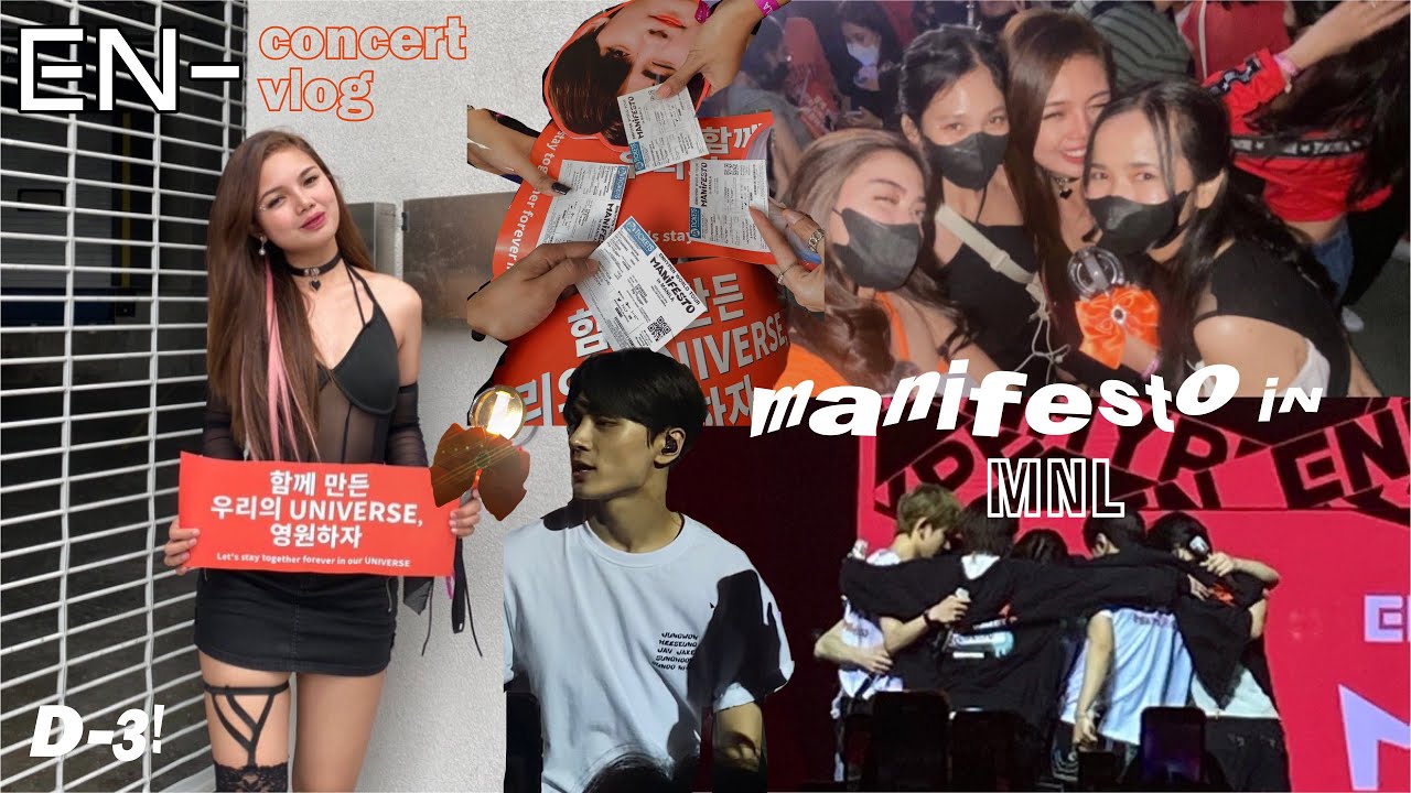 concert vlog 🎙️ enhypen manifesto in manila 🧡 | MACY
