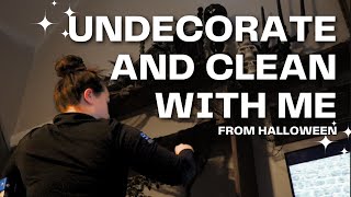 UNDECORATE FROM HALLOWEEN WITH ME | CLEANING AFTER THE HALLOWEEN PARTY by Holly Hickman 139 views 5 months ago 11 minutes, 39 seconds