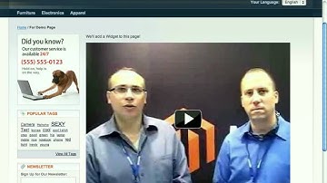 Magento Imagine Unconference: Widgets Part 1