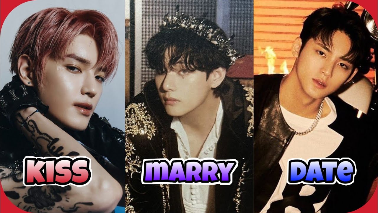 KISS,MARRY & DATE K-POP || Male Idol Edition (HARD VERSION) | KPOP GAME ❤️