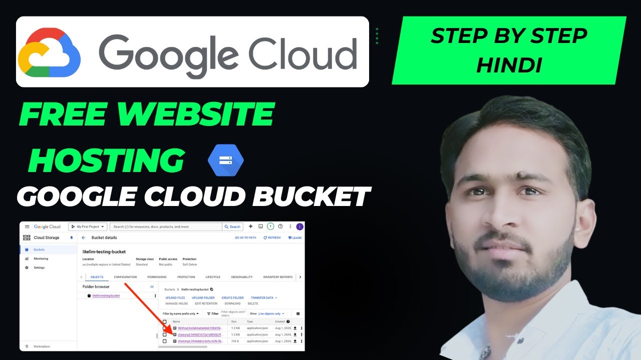 How to Host Website on Google Cloud Storage Bucket (Step by Step Hindi ...