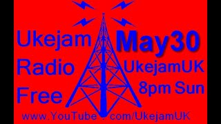 UkeJam Sunday 30th May 2021 8pm BST LIVE Chords & lyrics on screen