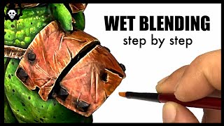 HOW to WET Blend | Wet Blending Miniatures Made EASY