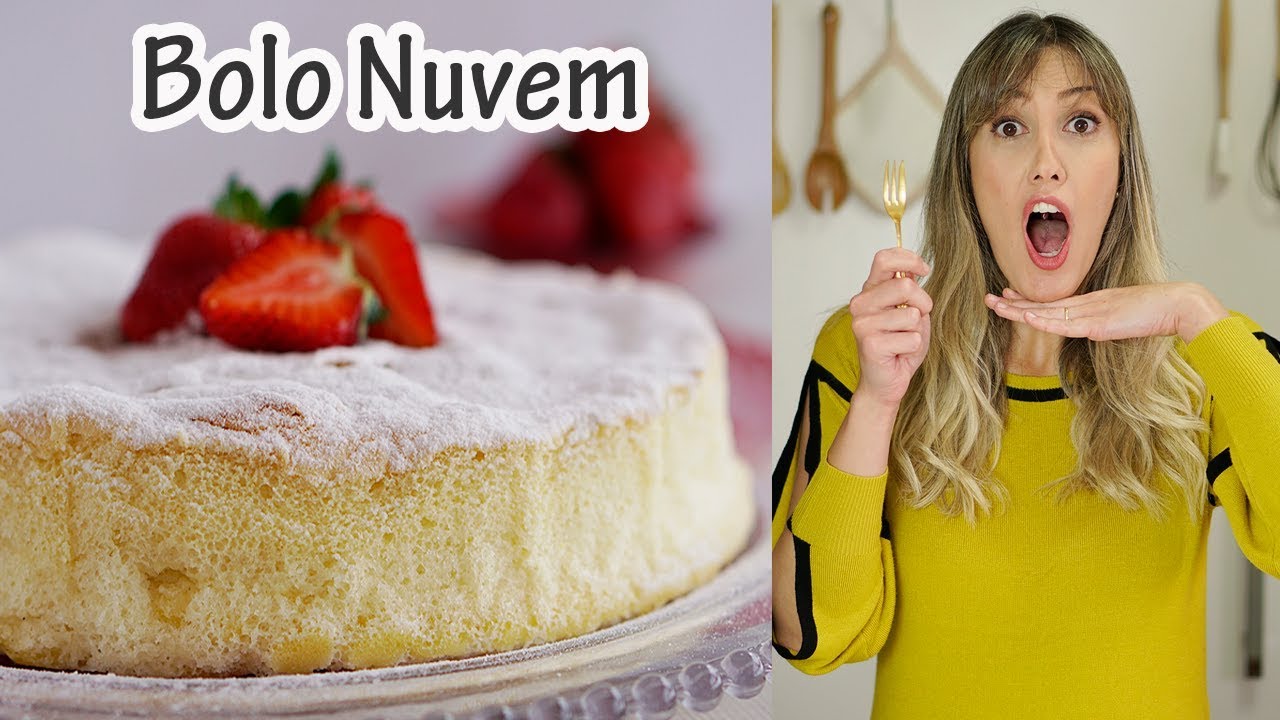 BOLO NUVEM (SUPER FOFINHO) I RECEITAS E TEMPEROS