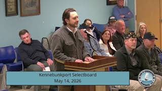 Kennebunkport Selectboard - May 14, 2026