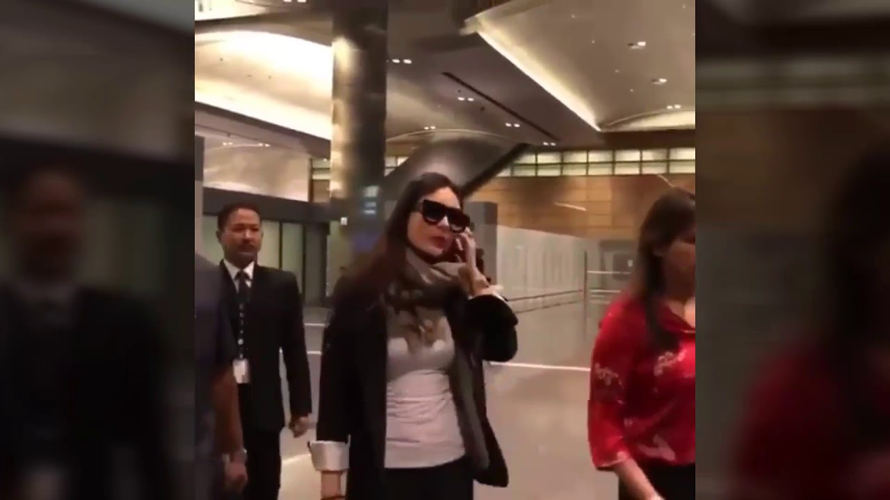 Bebo Spotted in a airport look at Quatar Airport salman khan song