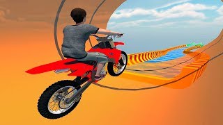 Bike Racing Games - Water Slide Uphill Racing Adventure - Gameplay Android free games screenshot 4