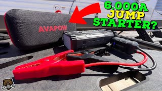 AVAPOW 6000A Car Battery Jump Starter(for All Gas or Upto 12L Diesel)