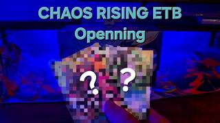 Opening a CHAOS RISING ETB! (I NEED to master-set this set)