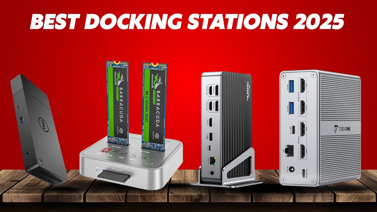 The 5 BEST Docking Stations in 2025 (Tested & Reviewed) - YouTube